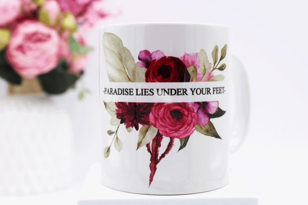 Islamic mothers day gift, paradise lies under your feet, muslim gift