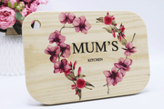 Personalised Mother's Day chopping board, perosnalised wooden chopping board, islamic mothers day gift