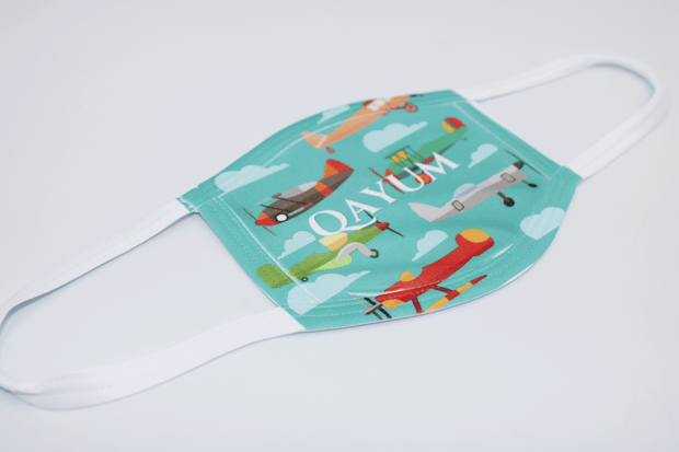 Kid's Face Mask- Aeroplane Design