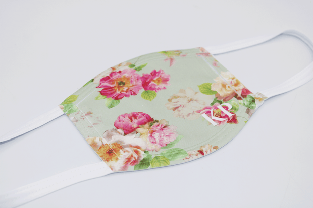 Kid's Face Mask- Vintage Mint Design