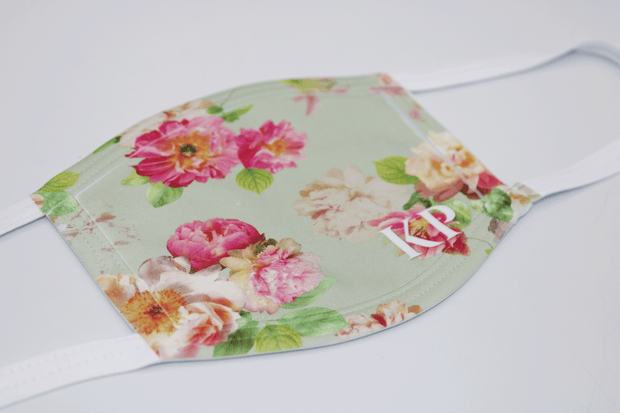 Kid's Face Mask- Vintage Mint Design