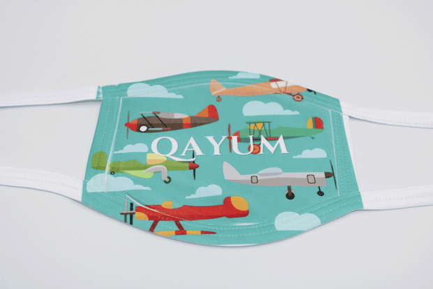 Kid's Face Mask- Aeroplane Design