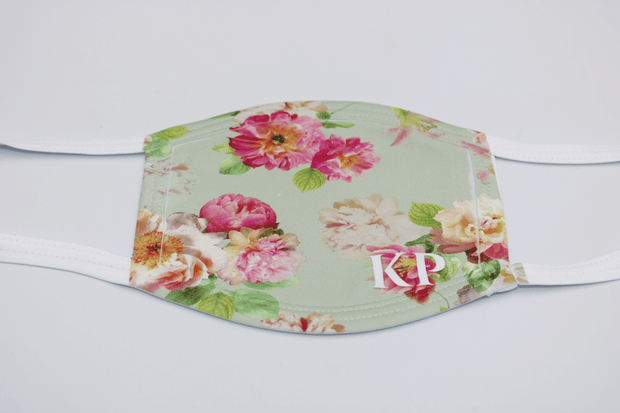 Kid's Face Mask- Vintage Mint Design