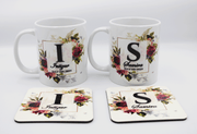 Wedding Heart Plaque & Mug Set