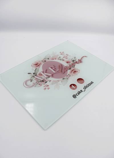 Glass Logo Chopping Board