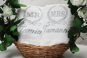 Mr & Mrs Personalised Towel Set