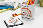 Personalised Pencil Pot - Rainbow Design