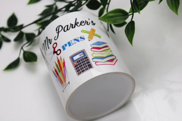 End of year teacher gift, teacher pencil pot