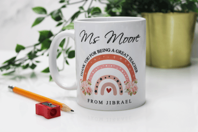 End of year teacher gift, teacher mug