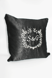 Chenille Embroidered Cushion