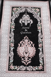 Black Prayer Mat Set