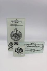 3 Way Frame - Black Damask