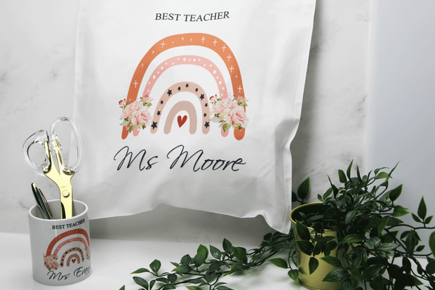 End of year teacher gift, teacher tote bag