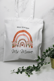 End of year teacher gift, teacher tote bag