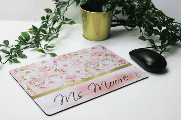 End of year teacher gift, personalised mouse mat