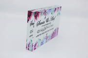 Wedding Glass Block - Purple Hues