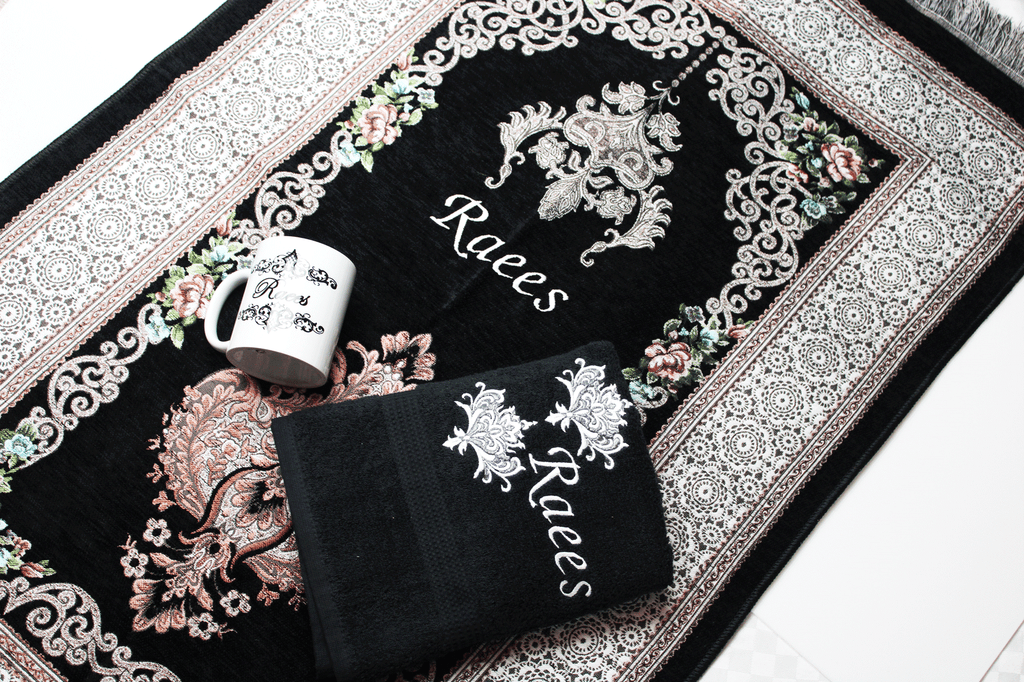 Personalised Prayer Mat Gift Set