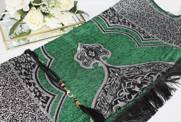 SALE CLEARANCE! Lightweight Personalised Prayer Mat - Green