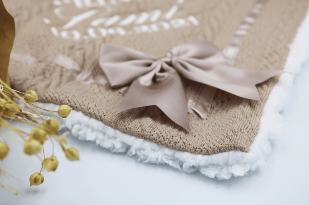 Luxury Personalised Baby Blanket