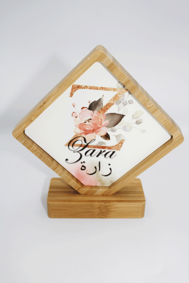 Bamboo Rotating Frame - Pink