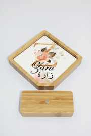 Bamboo Rotating Frame - Pink