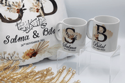 Personalised Nikkah Gift Set, and we created you in pairs nikkah cushion