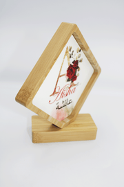 Bamboo Rotating Frame - Red