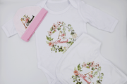 Pink Wreath Body Suit Gift Set