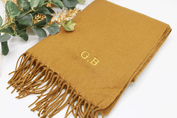 Personalised Scarf - Camel