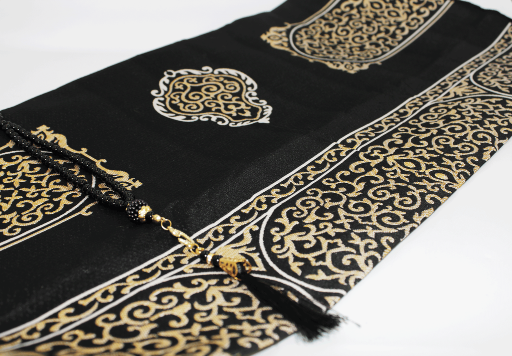 Kabah Style Prayer Mat Gift Set