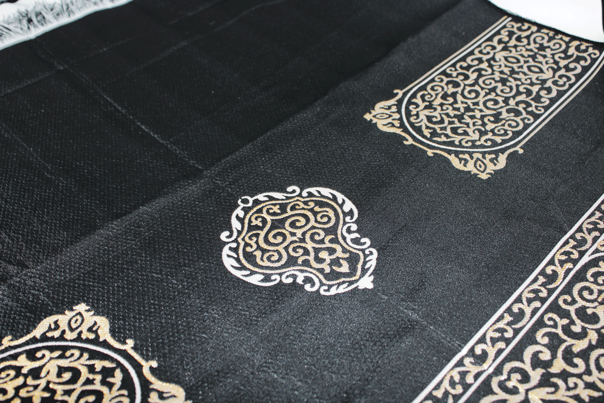 Kabah Style Prayer Mat Gift Set