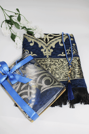 Prayer Mat Gift Set - Navy