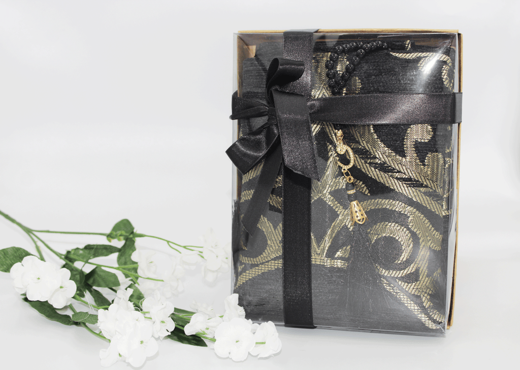 Prayer Mat Gift Set - Black
