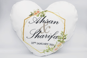 Wedding Couple Gift Set - Heart Cushion