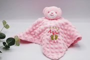 personalised baby dressing gown and comforter