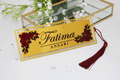 Personalised Bookmark/ Quran Marker - Red Rose