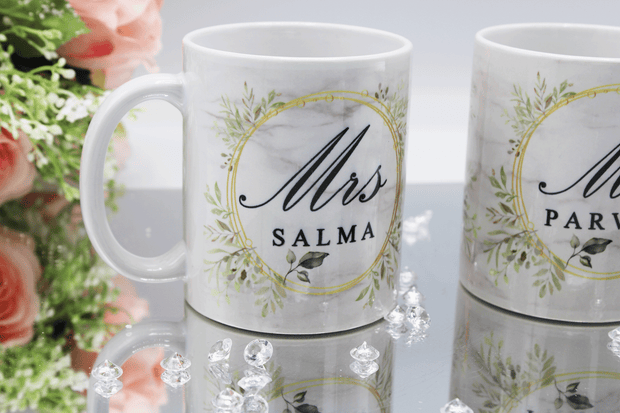 nikkah wedding frame and mug set