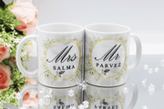 nikkah wedding frame and mug set