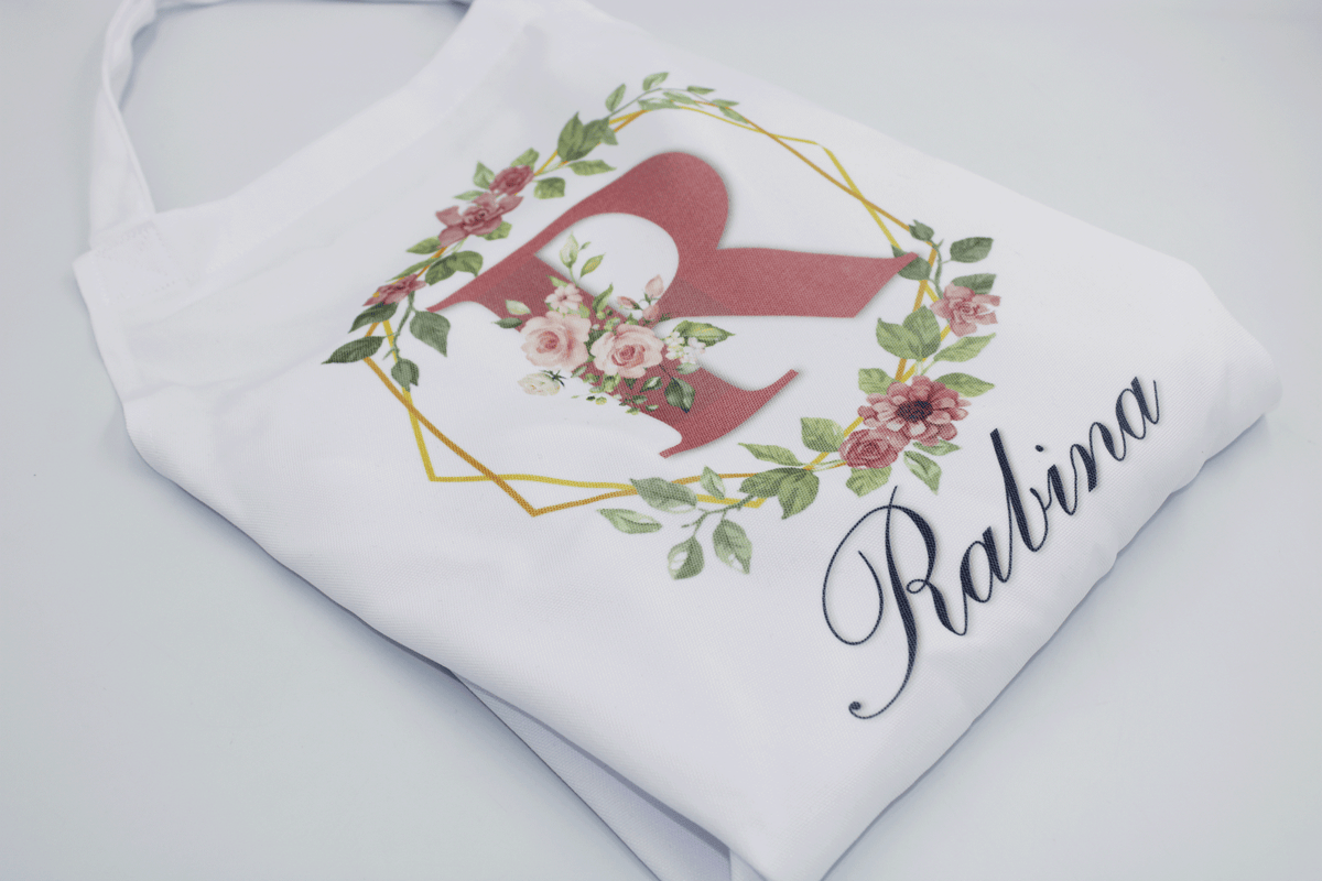 Rose Initial Adult Apron