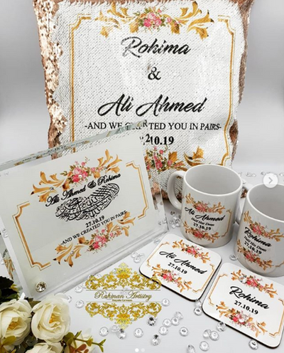 Wedding Couple Gift Set - Rose Gold