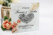 Nikkah Wedding Frame Arabic Couple Mug Set