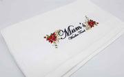 Personalised Mum Towel - Maroon