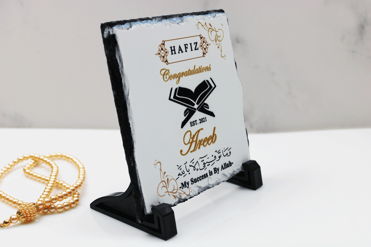 Hafiz Graduation Rock Slate Frame