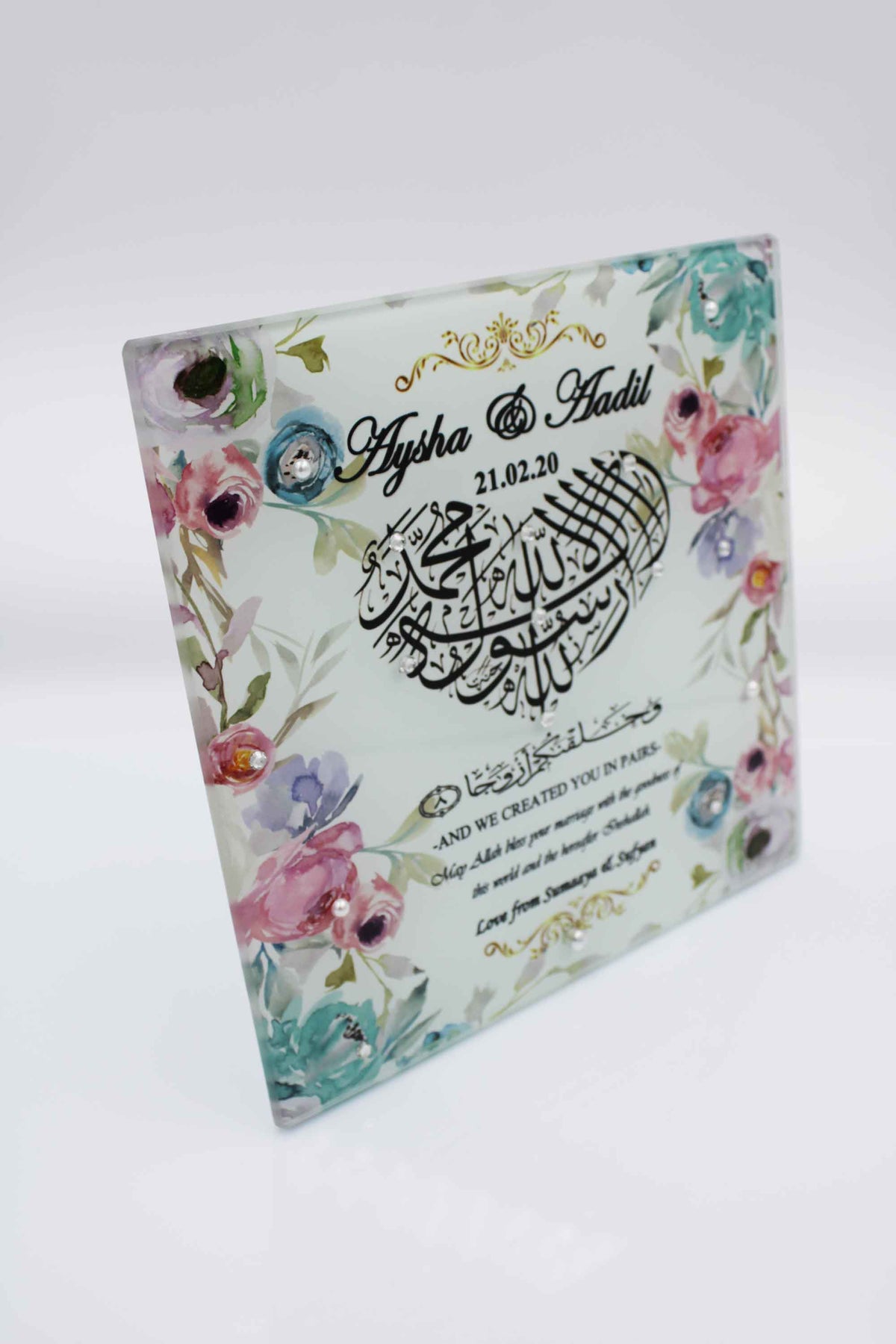 Wedding Couple Gift Set - Blue Pastel