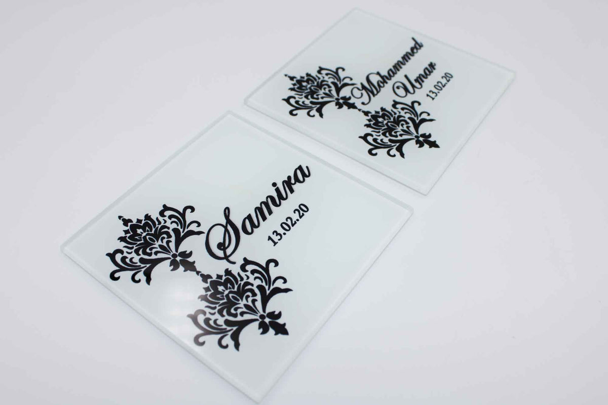 Wedding Mug Set - Signature Damask